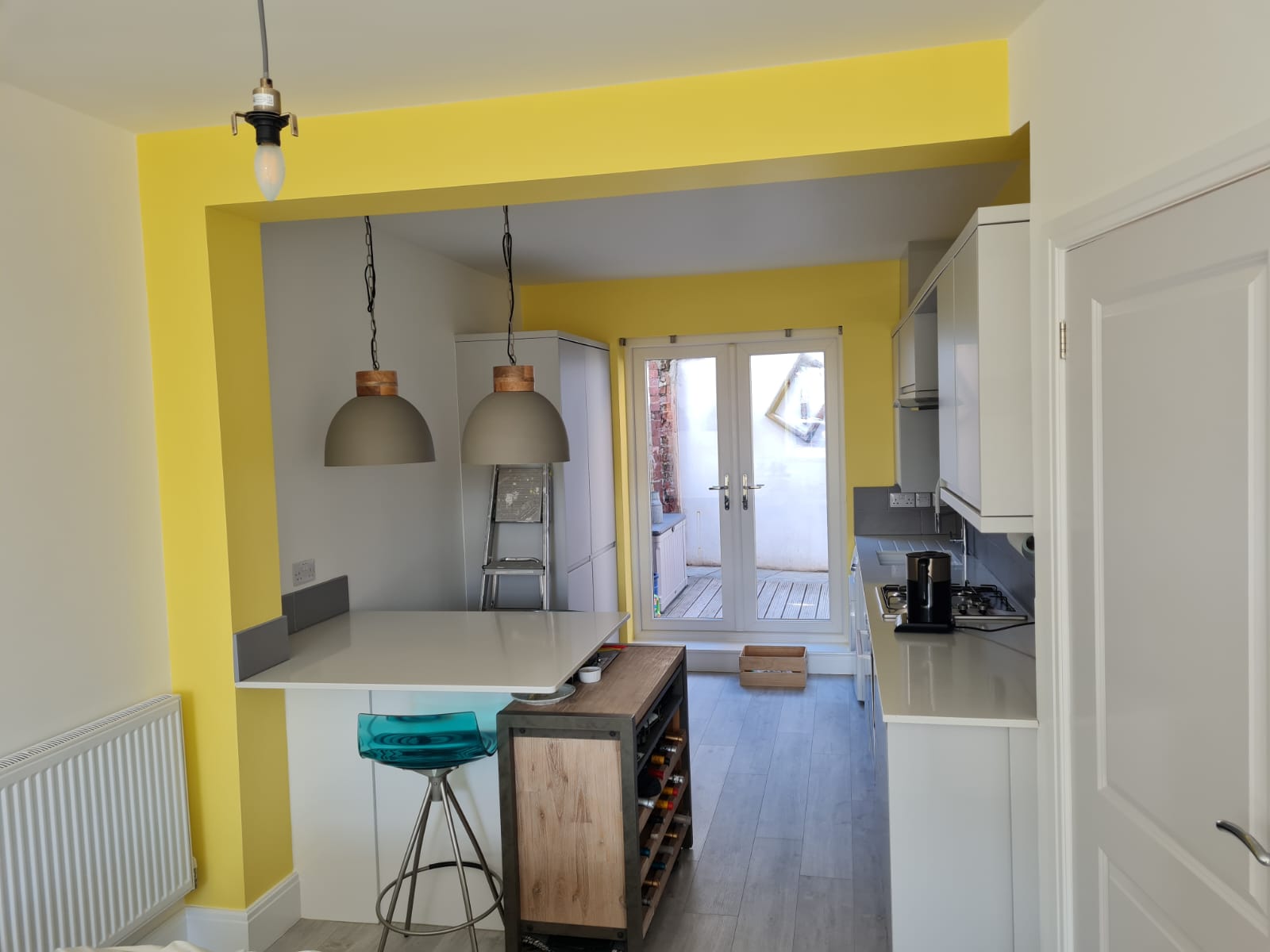 Painted Kitchen - Yellow