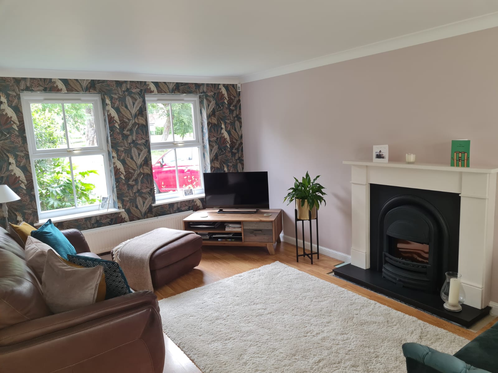 Painted Living Room