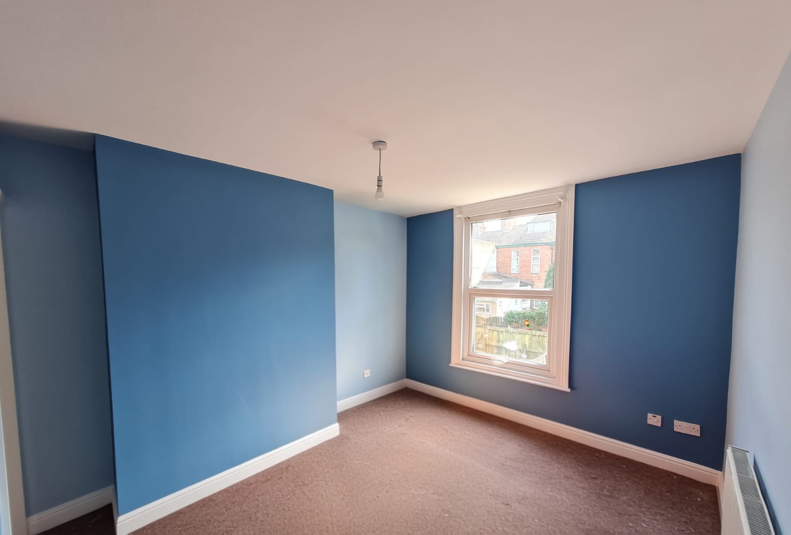 Painted Bedroom Blue 1