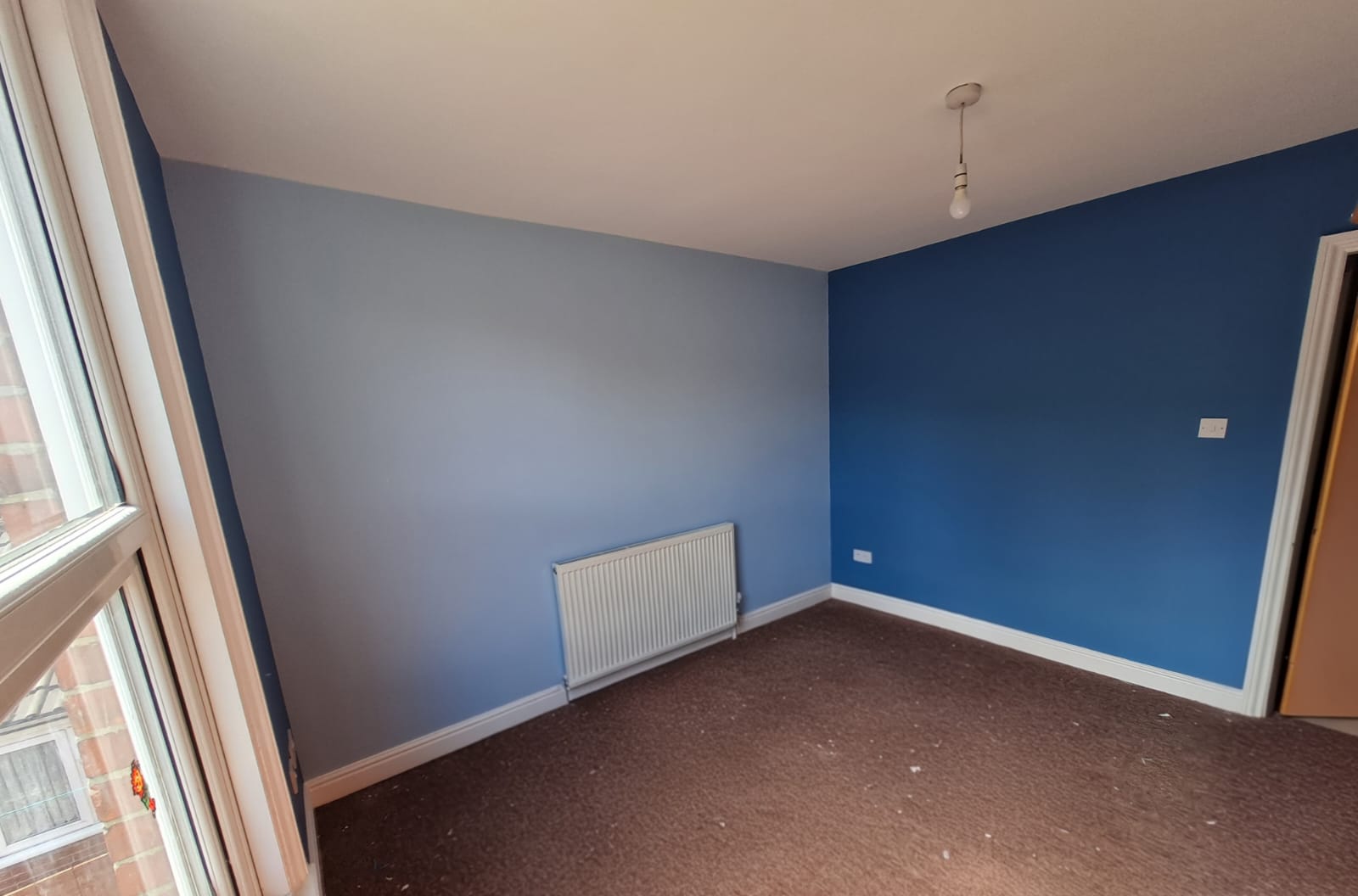 Painted Bedroom Blue