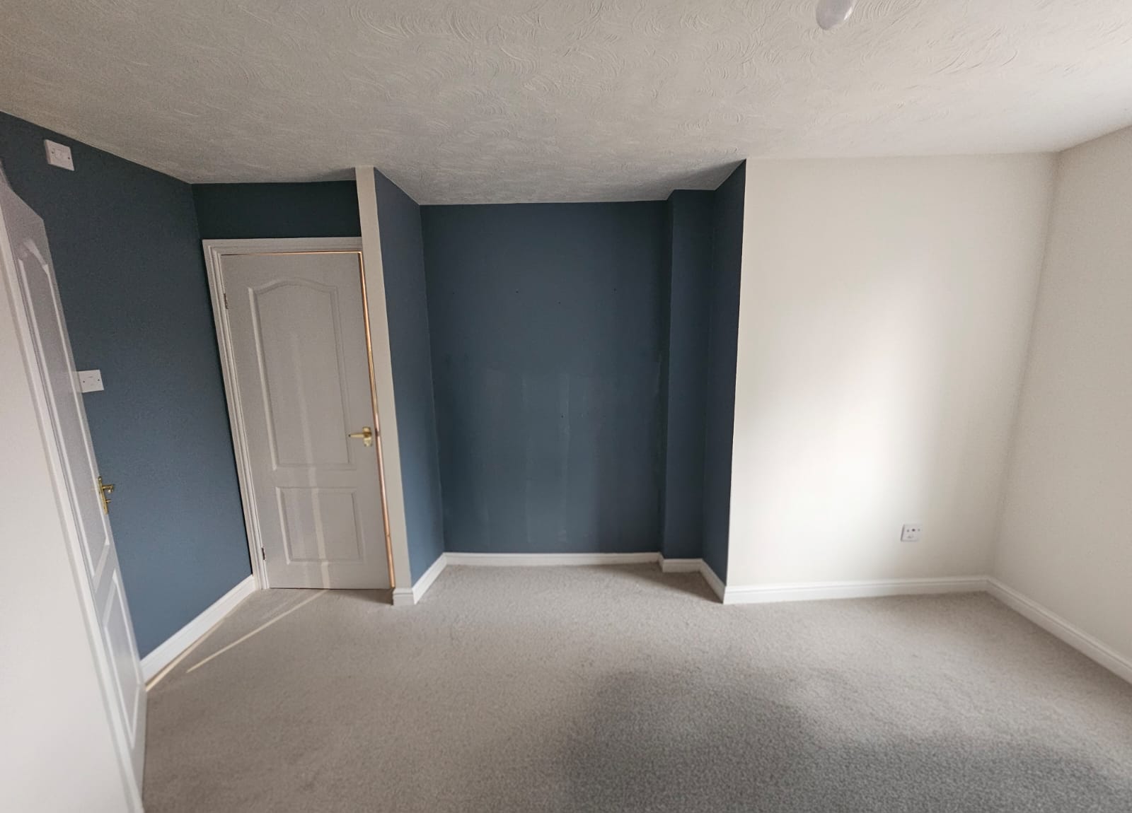 painted bedroom dark blue 3